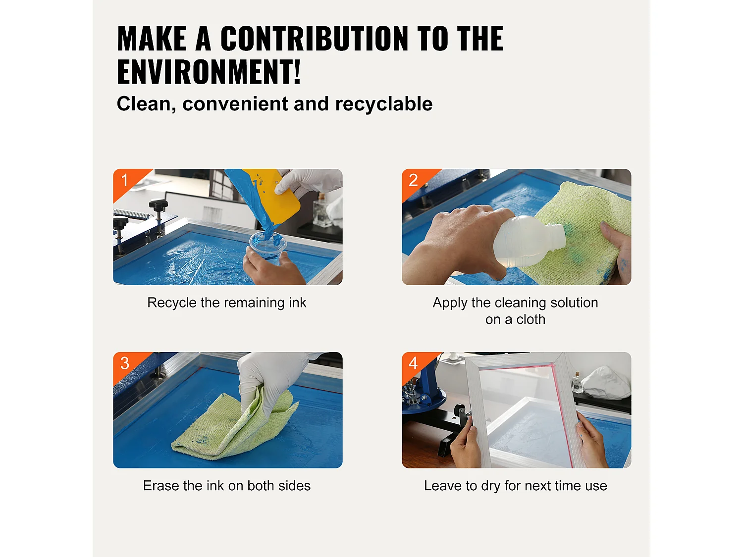 Kit de Sérigraphie SucceBuy, 51 x 61 cm, 305 Mesh, 6 Cadres D'écran