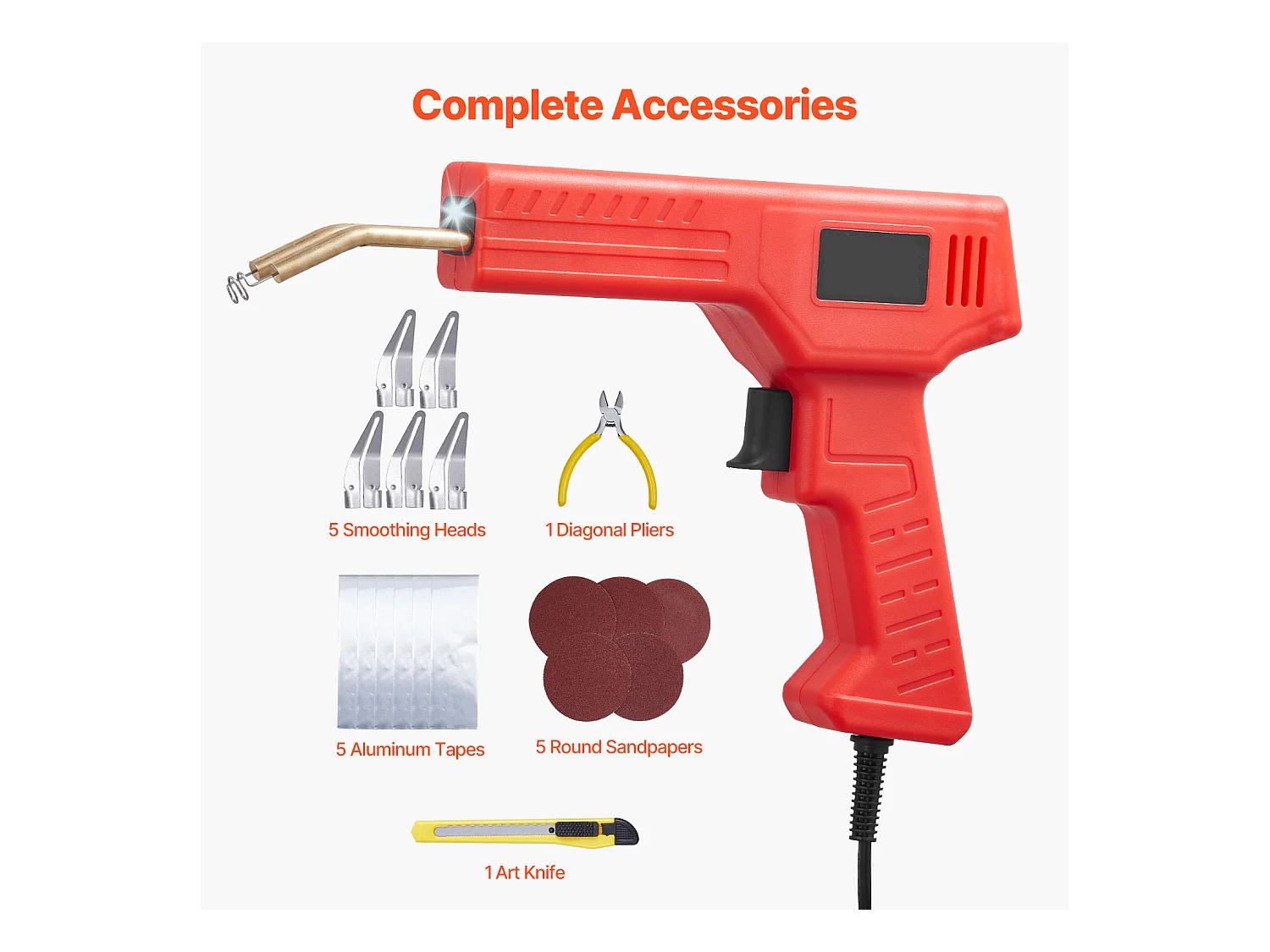 Pistolet de Soudage, SucceBuy Pistolet de Soudage Plastique 100 W avec 800 Agrafes