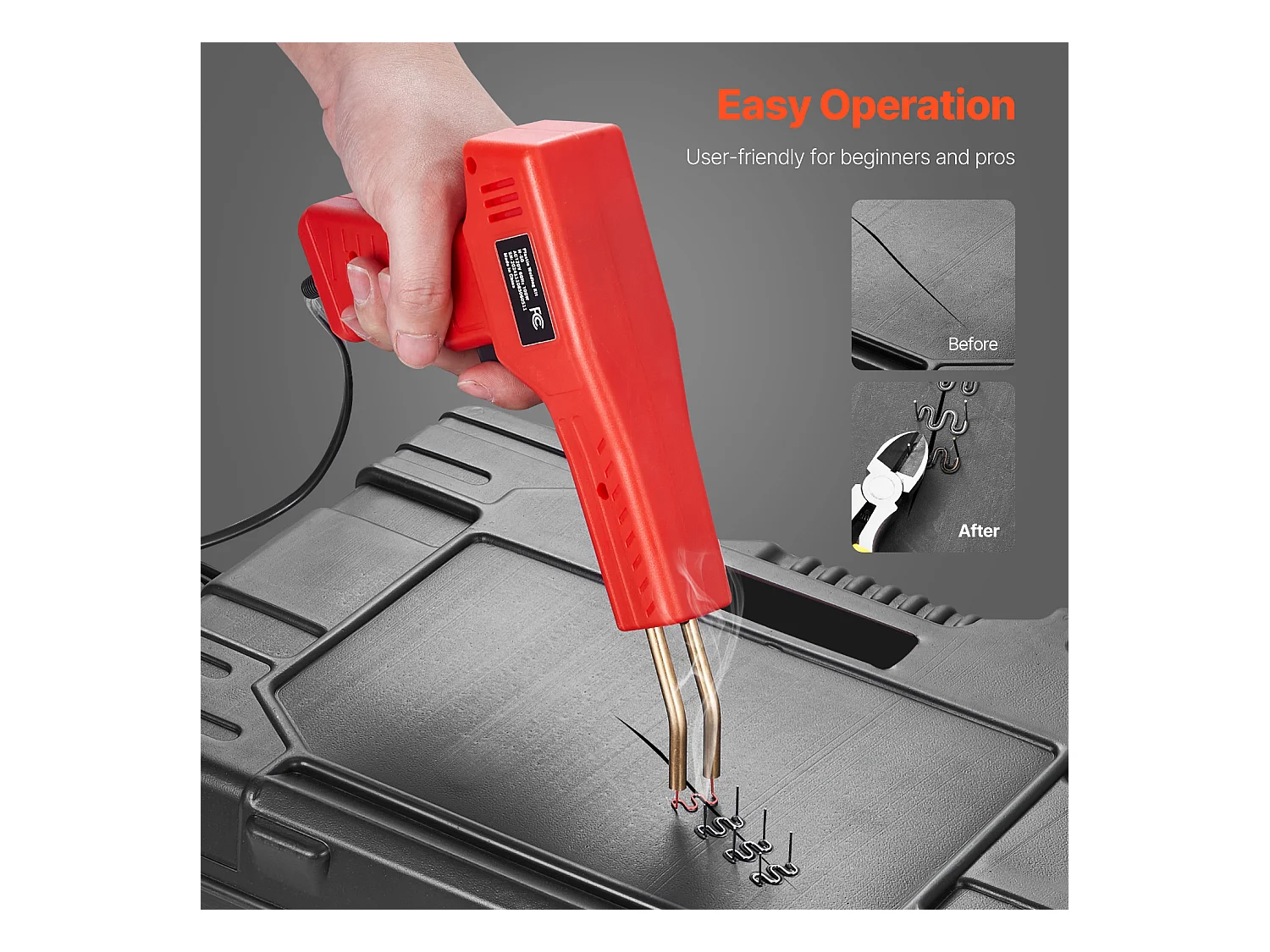 Pistolet de Soudage, SucceBuy Pistolet de Soudage Plastique 100 W avec 800 Agrafes