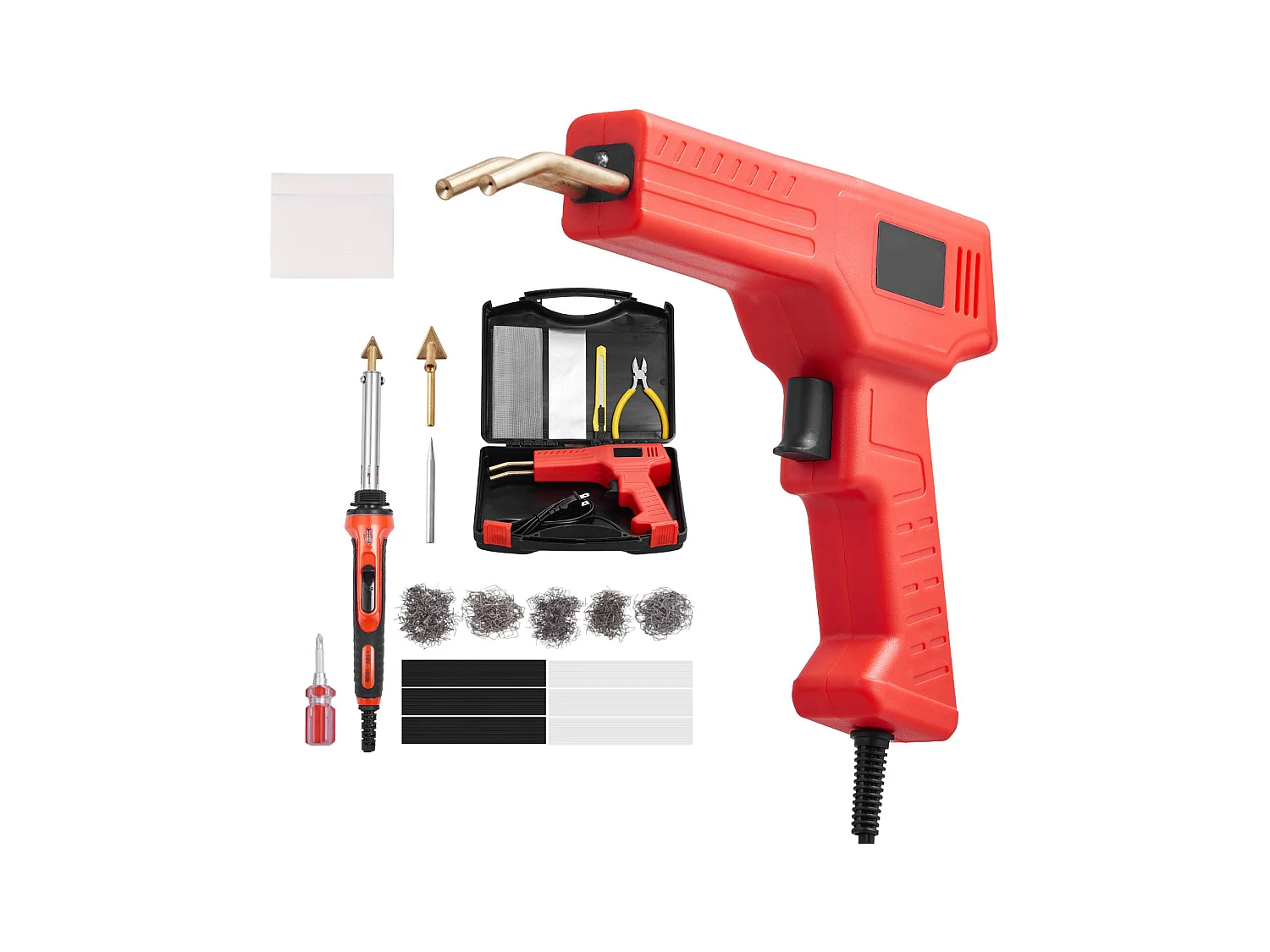 Pistolet de Soudage, SucceBuy Kit de Soudage Plastique Pistolet de Soudage Plastique 100 W et Fer 1 000 Agrafes et 60 Tiges