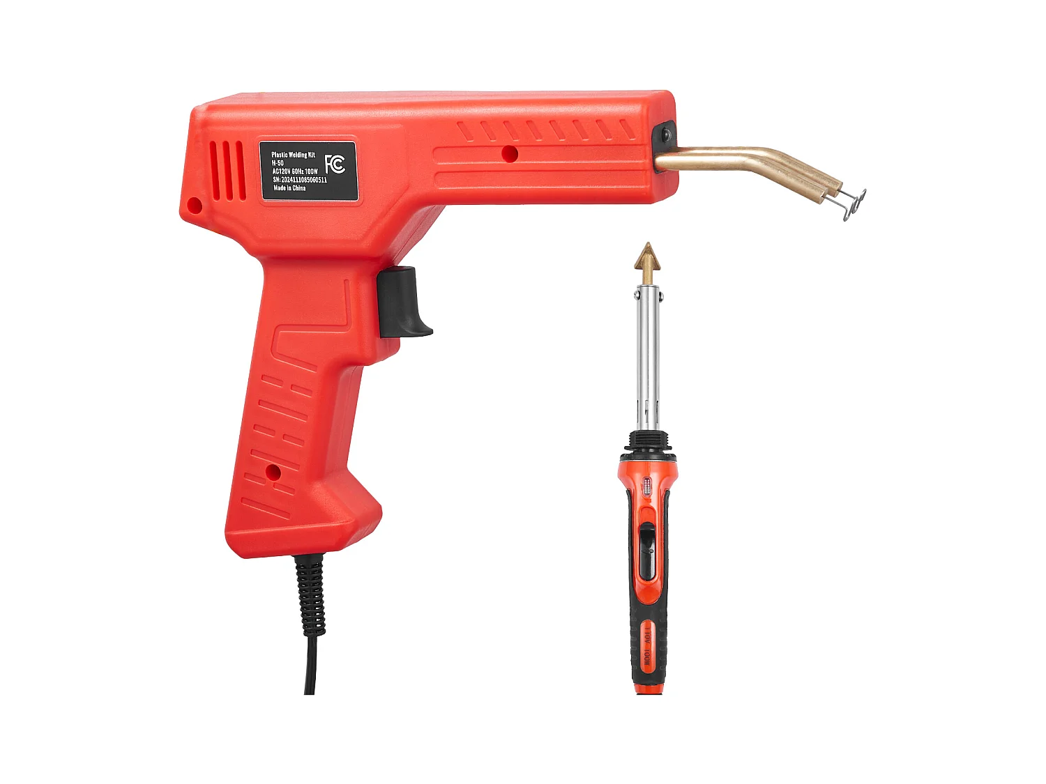 Pistolet de Soudage, SucceBuy Kit de Soudage Plastique Pistolet de Soudage Plastique 100 W et Fer 1 000 Agrafes et 60 Tiges