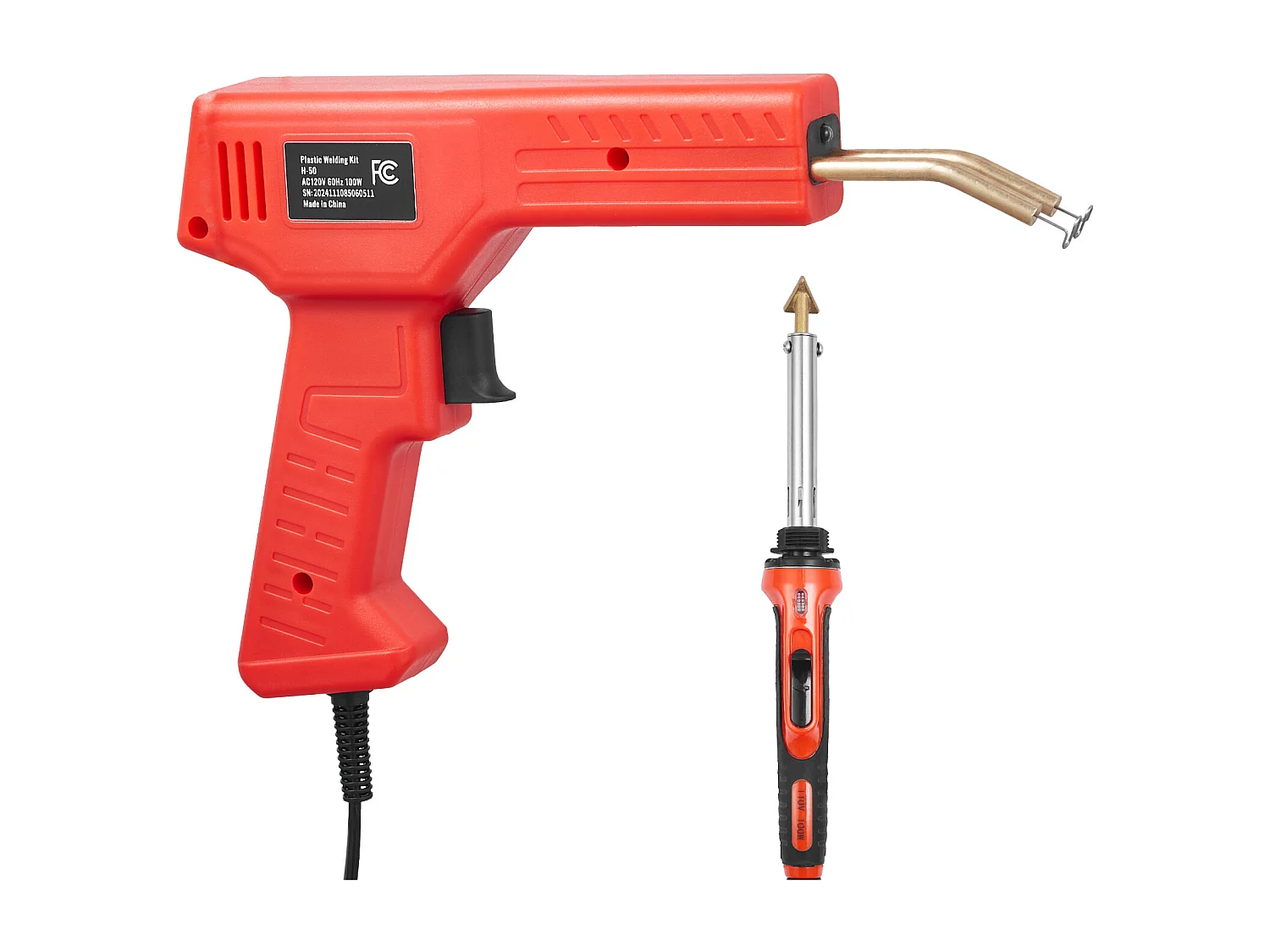 Pistolet de Soudage, SucceBuy Kit de Soudage Plastique Pistolet de Soudage Plastique 100 W et Fer 1 000 Agrafes et 60 Tiges