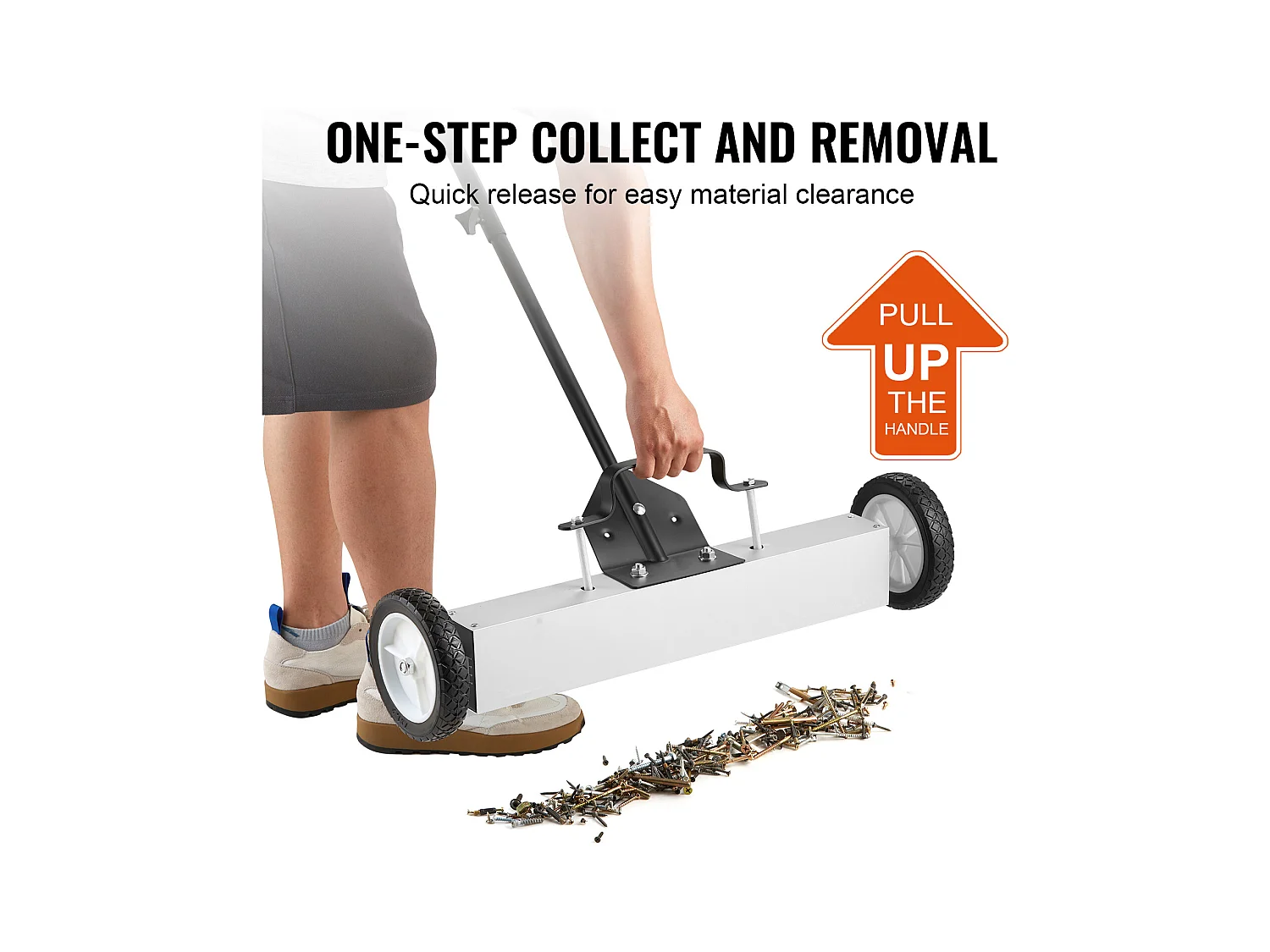 Magnetischer Kehrbesen, SucceBuy 22,6 kg Teleskop-Magnet-Hebewerkzeug für Schrauben und Metalle