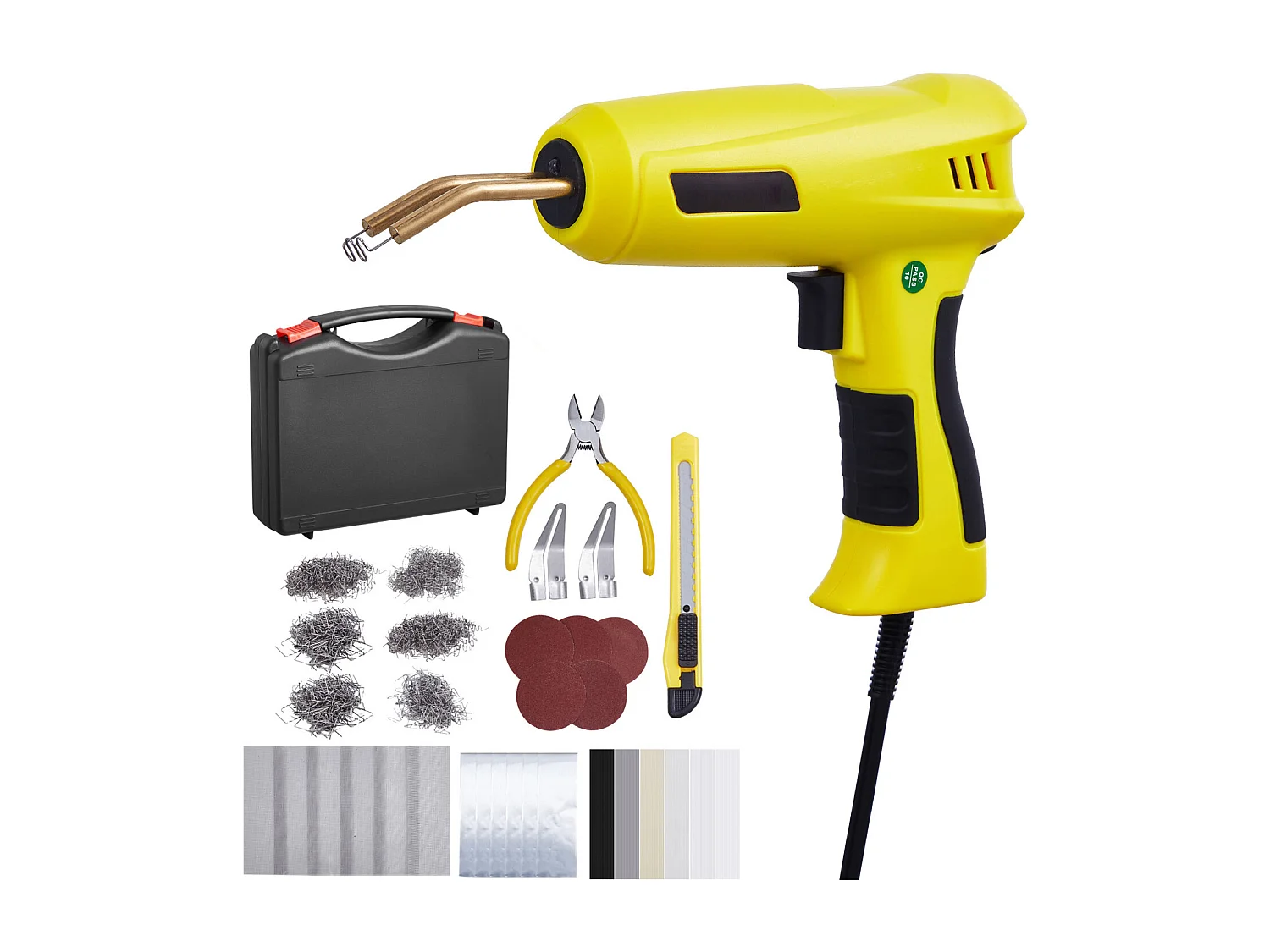 Pistola per Saldatura, SucceBuy Kit Saldatore per Plastica da 220 W con 1200 Punti e 76 Aste