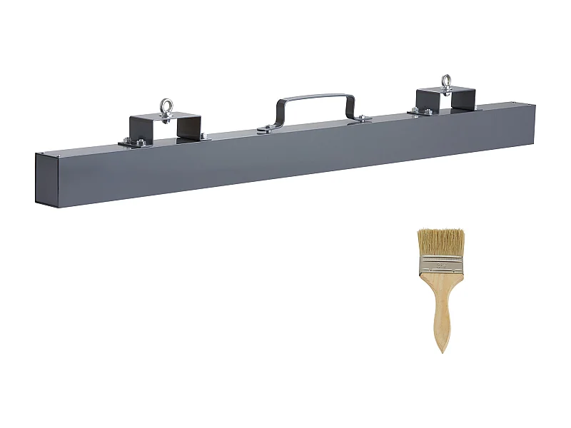 Magnetkehrmaschine, SucceBuy 152 cm Hänge-Magnetkehrwerkzeug, 42,2 kg Hebemagnet für Gabelstapler