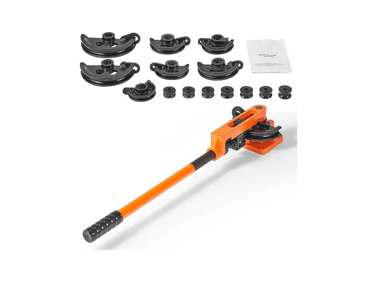 Cintreuse Manuelle de Tubes SucceBuy, 10-25mm, de Diamètre Extérieur avec 7 Matrices 180°, pour CVC, AC, Réfrigérateur, Réparation Automobile