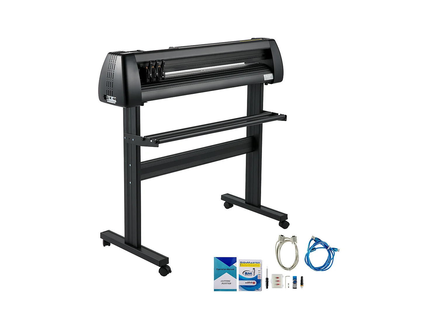 Vinylschneideplotter SucceBuy, Vinylschneidemaschine, 710 mm, Einstellbare Kraft und Geschwindigkeit, Plotter auf Standfuß, Werkzeugset, SignMaster