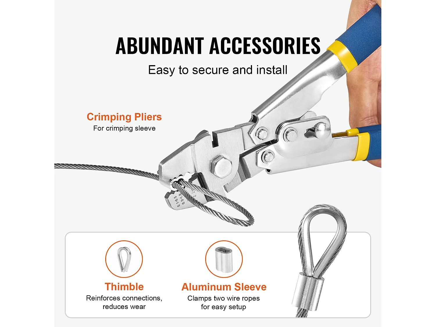 Edelstahlseil T304 SucceBuy, Durchmesser 1,59 mm, Länge 20,2 m, 7x7, Geländerseil