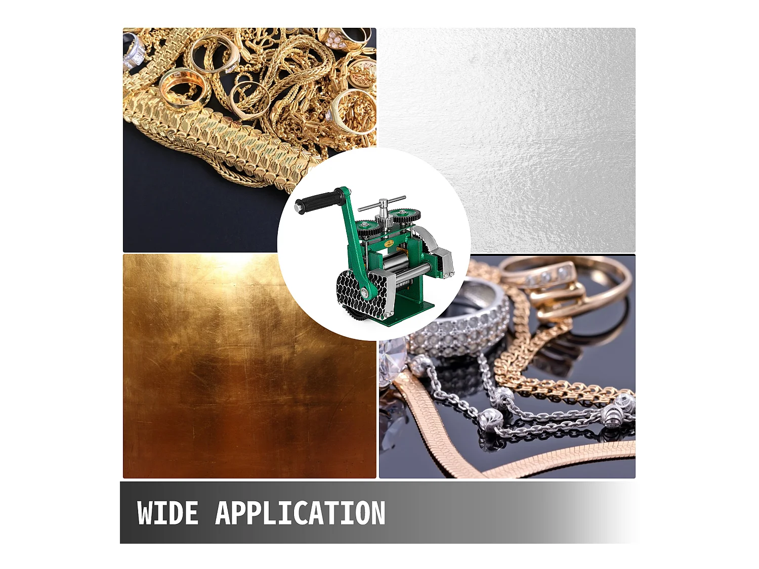 Machine de Laminage, SucceBuy Laminoir Combiné, Presse à Bijoux Manuelle, Outil de Fabrication de Comprimés