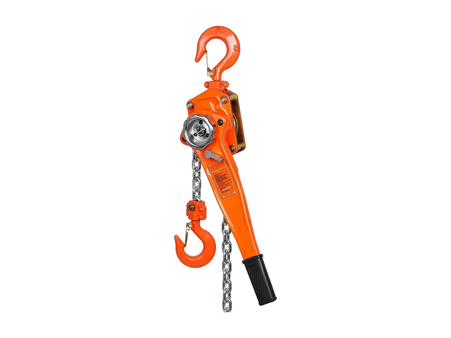 Argano, SucceBuy Paranco a Catena con Lever G80, Capacità 1,5 Tn, Paranco a Cricchetto da 2,8 m