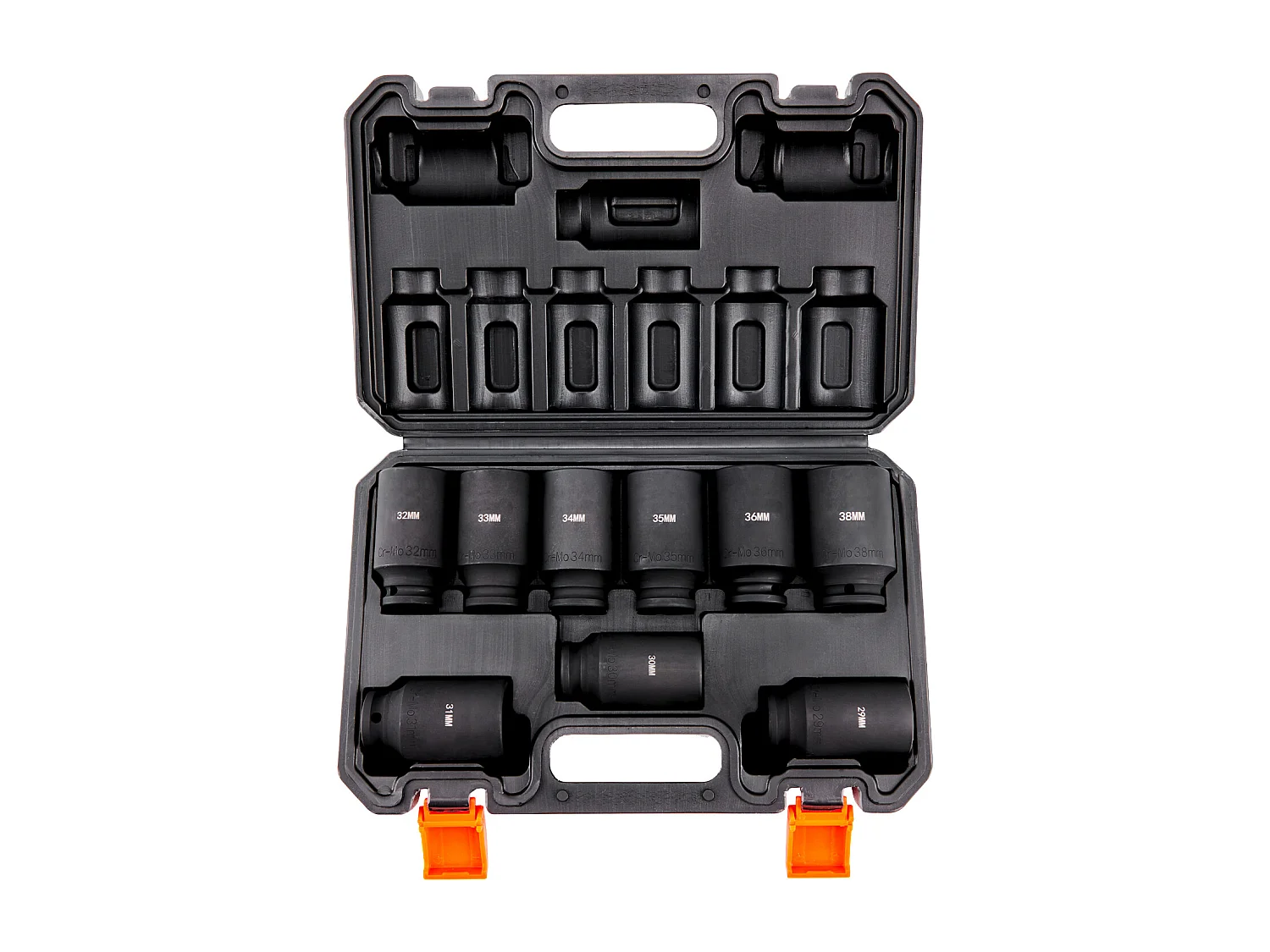 Jeu de Douilles à Choc SucceBuy Jeu de Douilles à Choc 9 Pièces 6 Pans Entraînement 1.27 cm Kit d'Outils à Cliquet