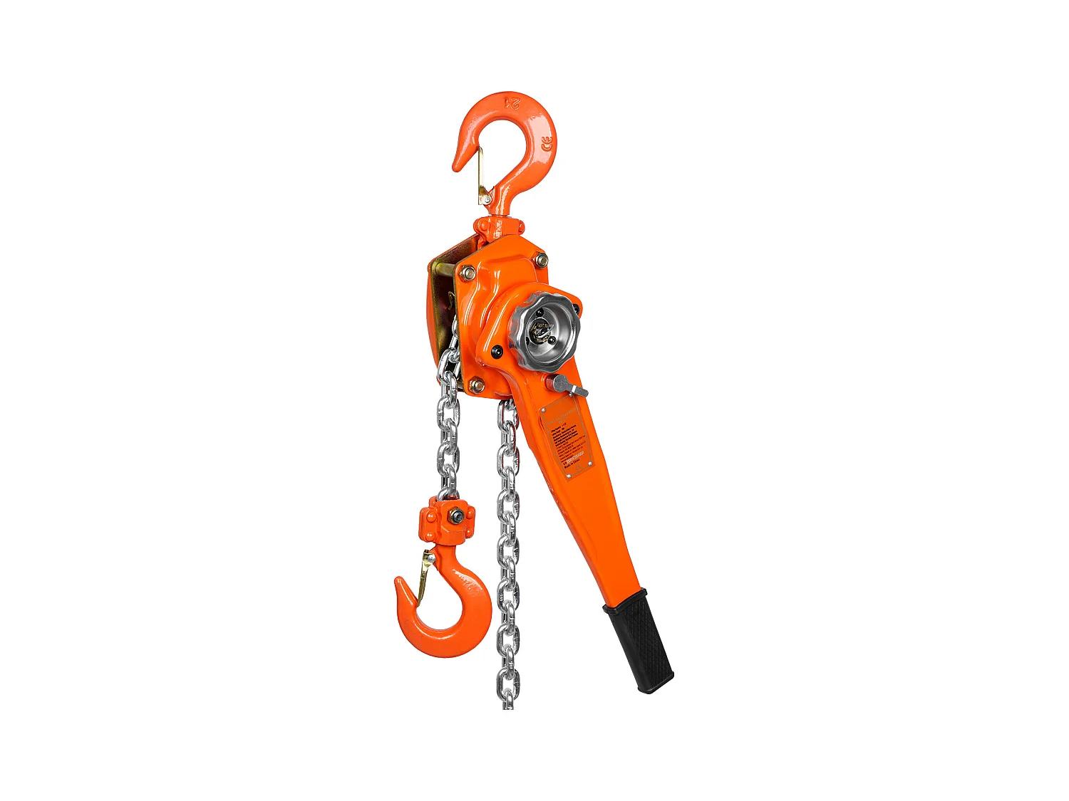 Treuil, SucceBuy Palan à Chaîne à Levier, Capacité de 1,5 Tonne, Élèvateur à Cliquet G80 de 5,8 m