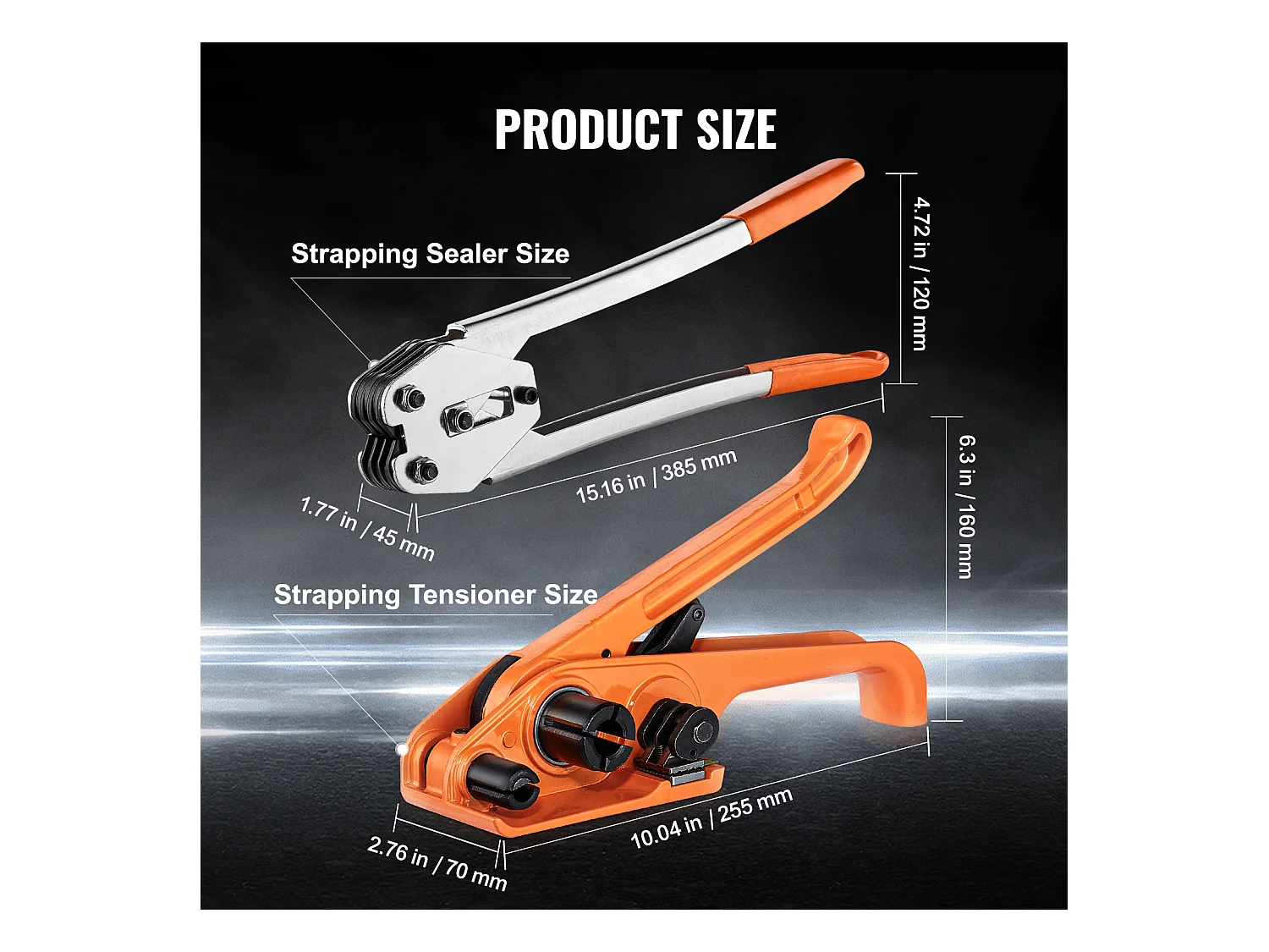 Kit di Cerclaggio SucceBuy Banding, Tensore e Sigillatore, Cintura PP di 100 M
