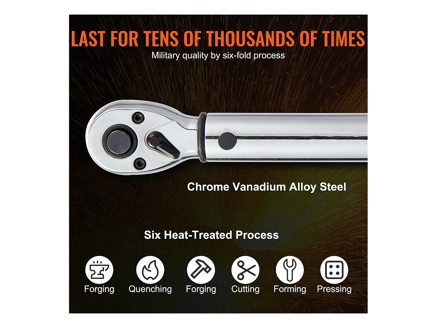 Clé Dynamométrique Réglable SucceBuy pour Entraînement de 7.62/20.32CM, 14-110 N.m