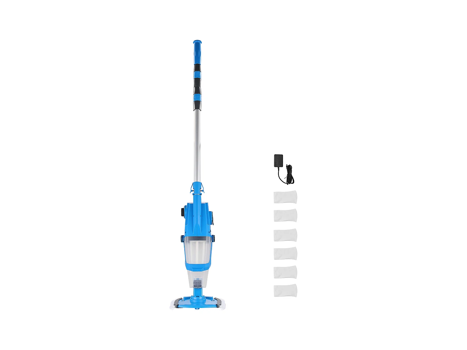 Aspiradora para Piscina Recargable SucceBuy 100 L/min 1 h de Autonomía con Extensión