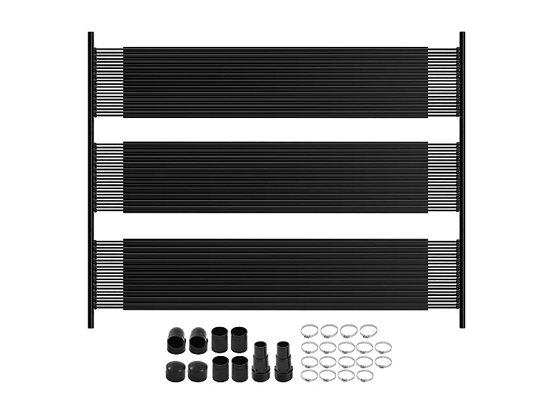 Chauffage Solaire de Piscine SucceBuy Hors Sol Creusée, Chauffe-piscine 1235x3060 mm