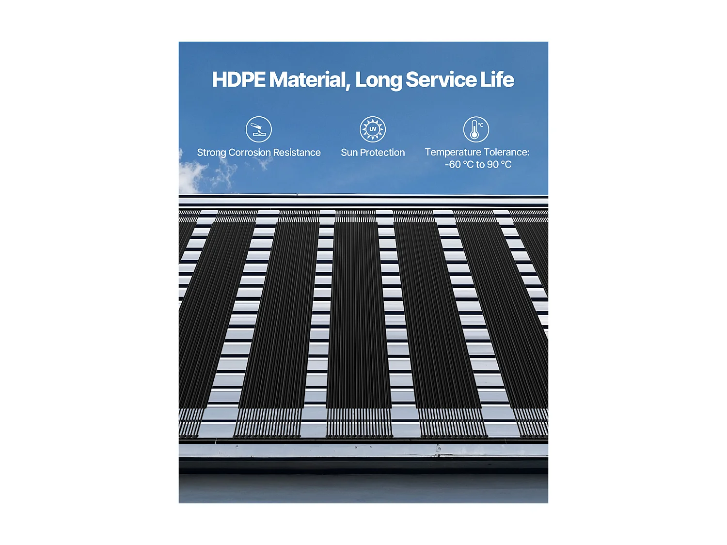 Chauffage Solaire de Piscine SucceBuy Hors Sol Creusée, Chauffe-piscine 1235x3060 mm