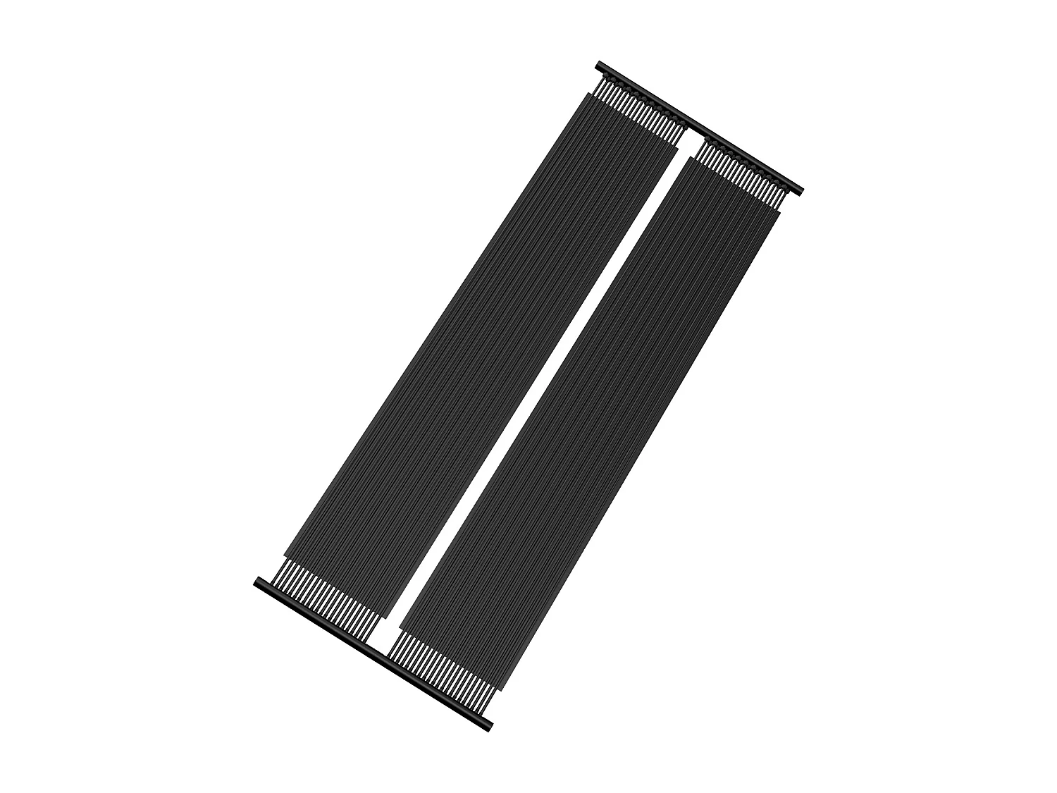 Solarny System Ogrzewania Basenów SucceBuy Naziemnego, Podgrzewacz Basenowy 850 x 6100 mm Zestaw 2 sztuk