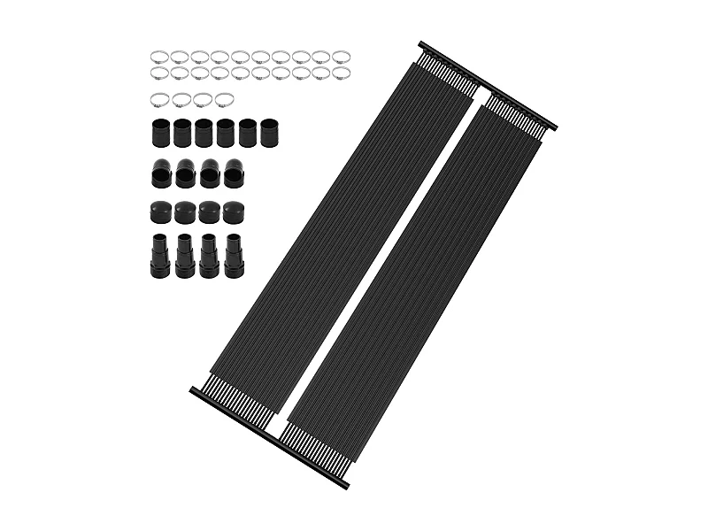 Solarny System Ogrzewania Basenów SucceBuy Naziemnego, Podgrzewacz Basenowy 850 x 6100 mm Zestaw 2 sztuk