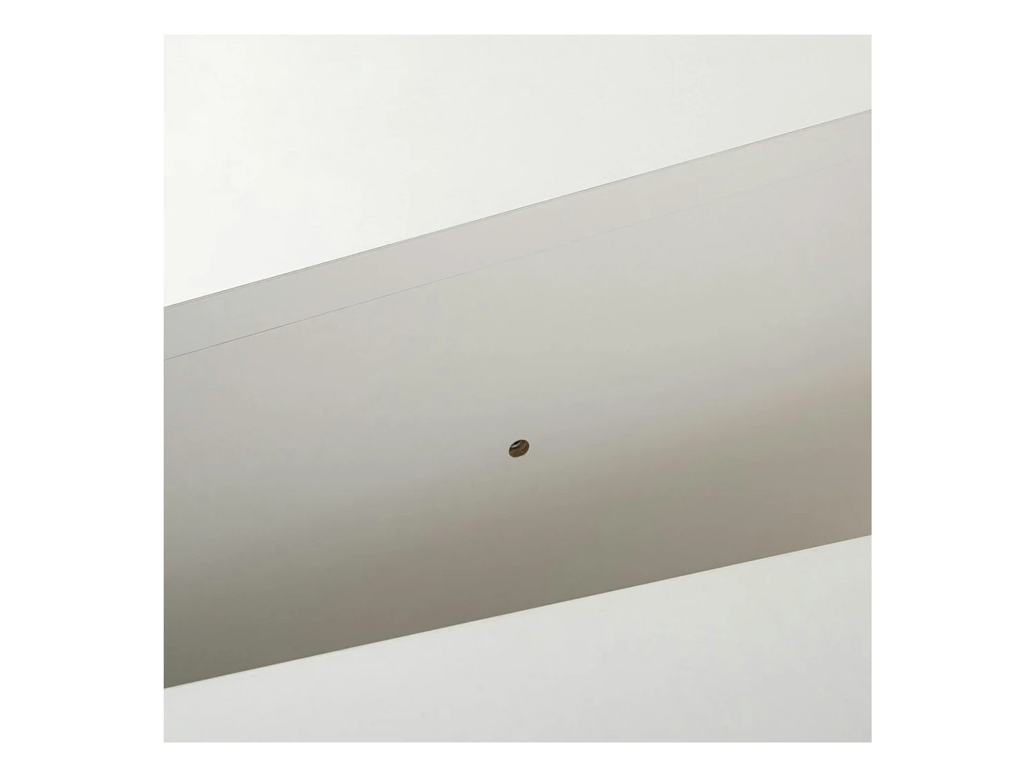 Table basse moderne blanche effet laque - 2 hauteurs MARFA