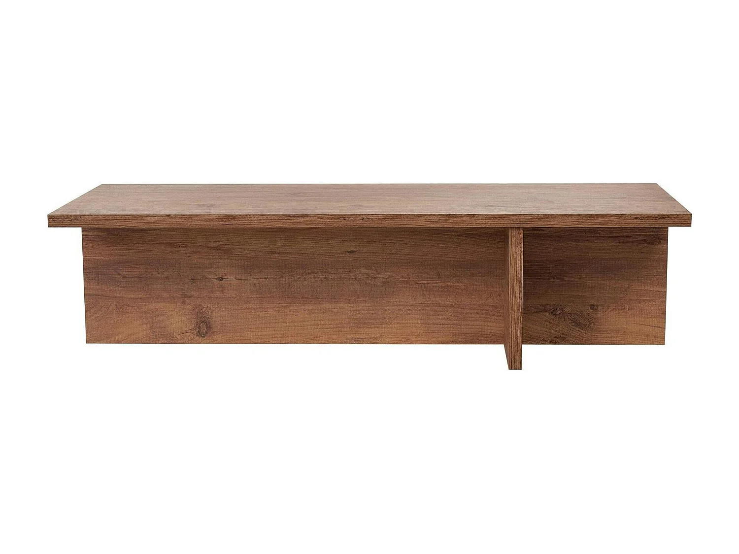 Table basse moderne minimaliste - effet bois de pin MARFA