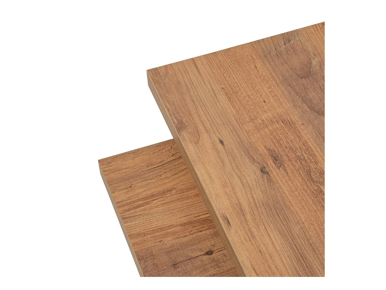 Table basse gigogne design – effet bois (3 pièces) MARFA