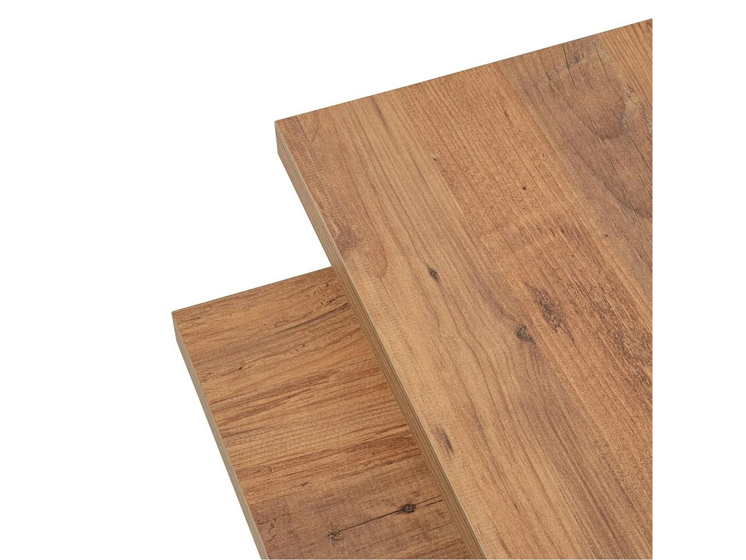 Table basse gigogne design – effet bois (3 pièces) MARFA