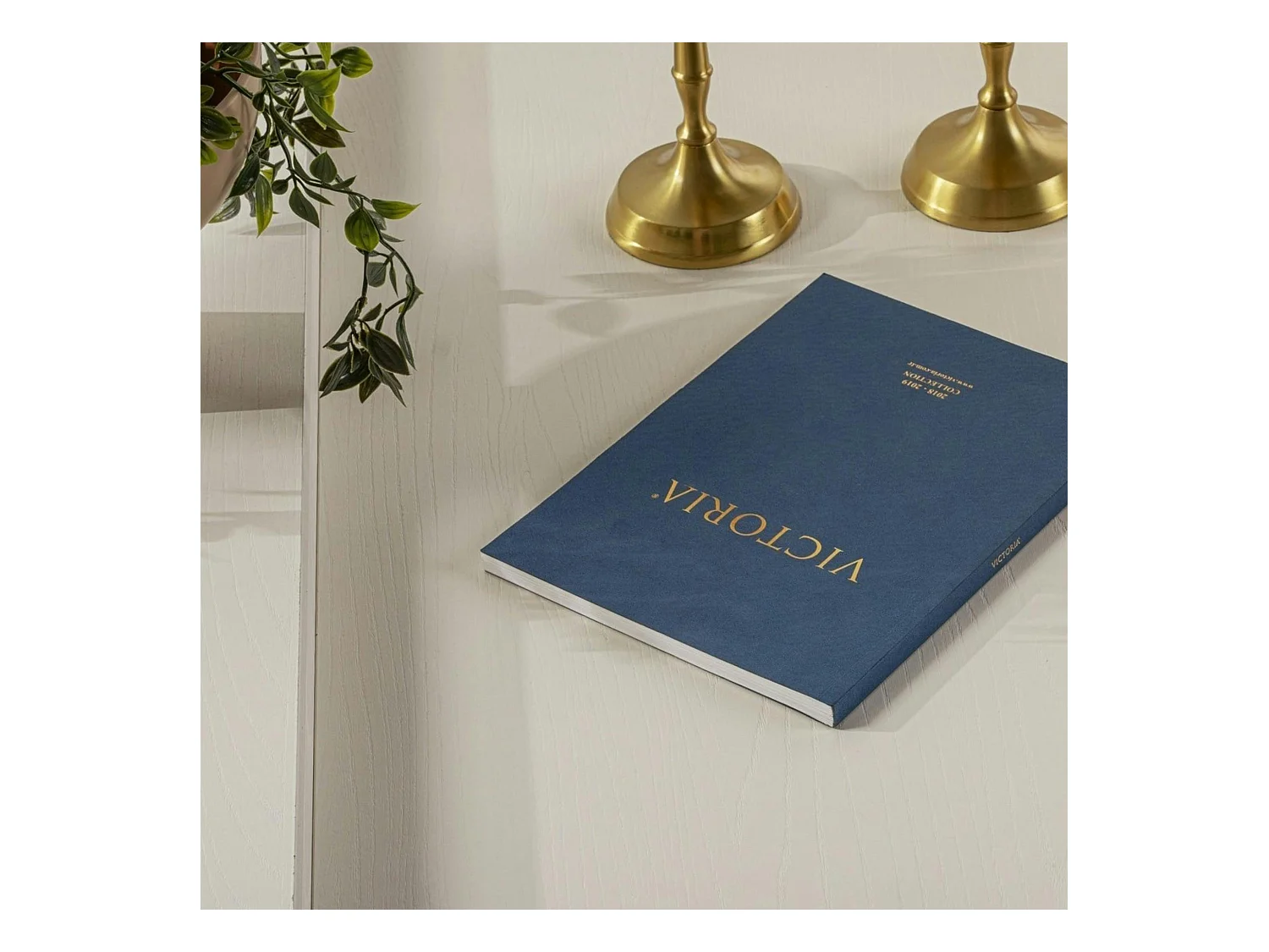 Table basse moderne blanche effet bois - 2 hauteurs MARFA