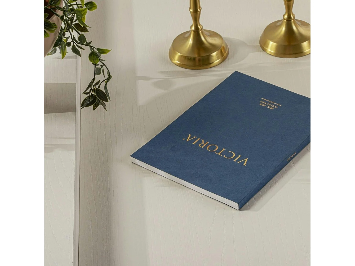 Table basse moderne blanche effet bois - 2 hauteurs MARFA