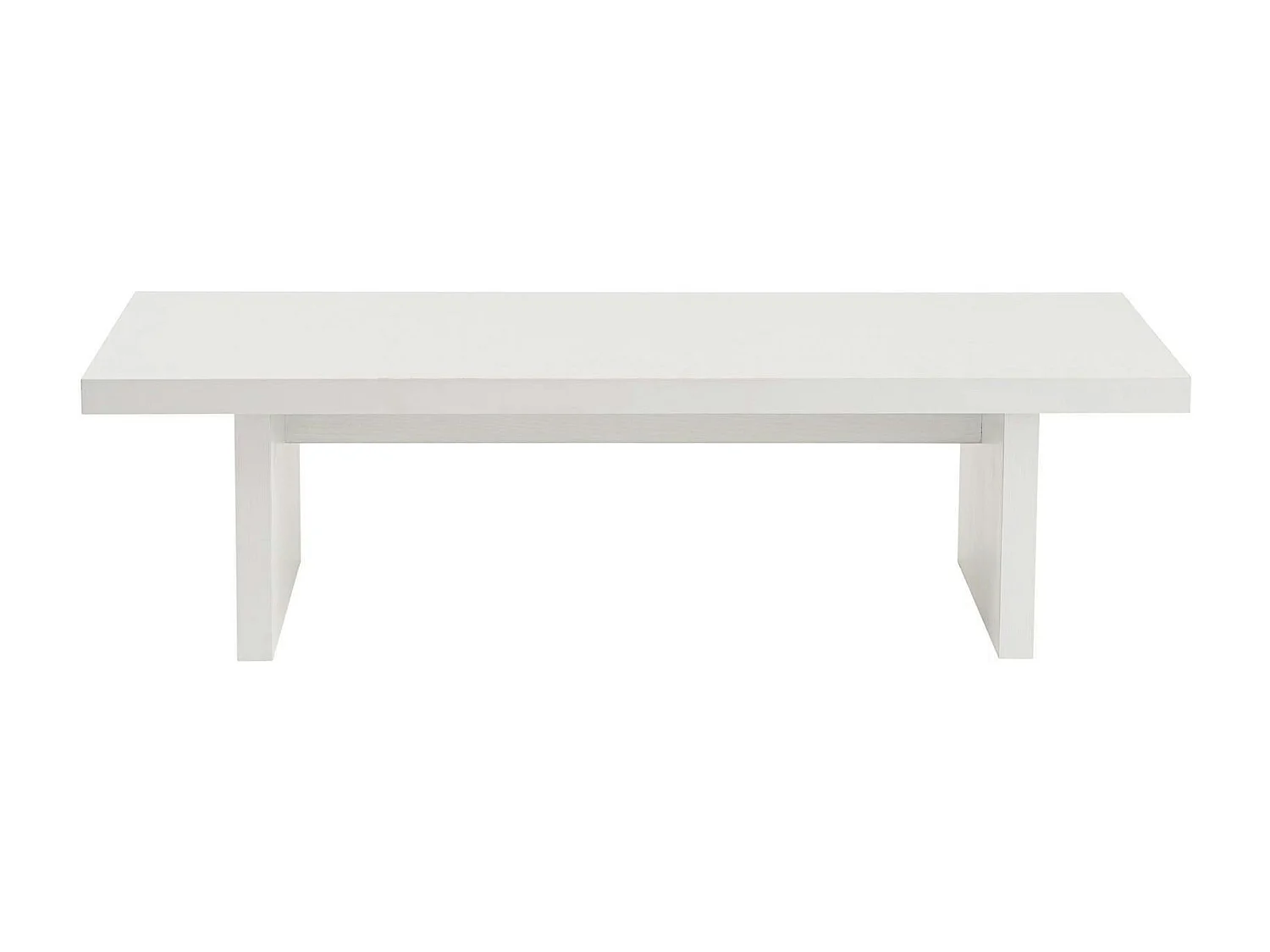 Table basse gigogne design – effet bois blanc (3 pièces) MARFA