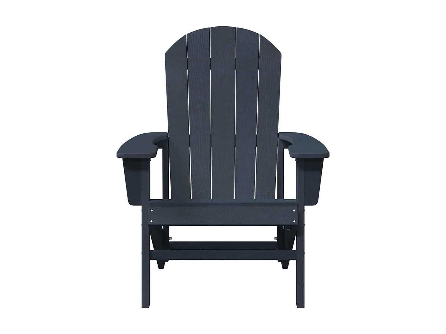 Chaise Adirondack bleu marine 74x82x91 cm HDPE