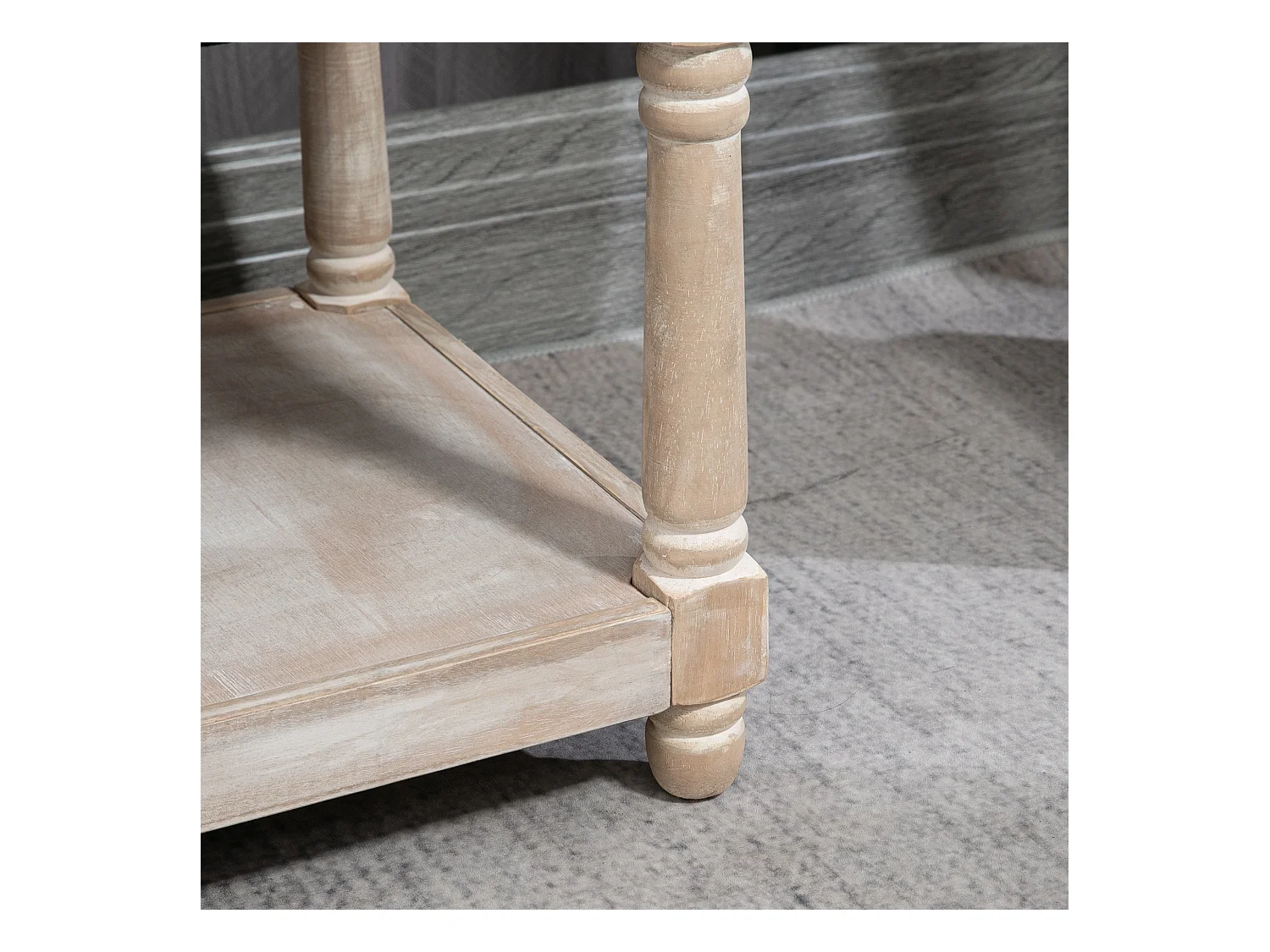 Banc à chaussures avec rangement, assise rembourrée, pieds en bois, tissu lin gris (115x40x48cm)