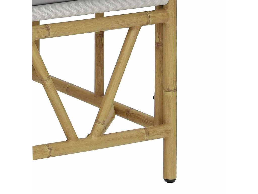 Panca da giardino con cuscino 110x80x71 cm in acciaio