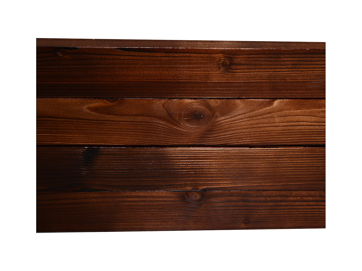 Hochbeet Pflanzkasten, Gemüsebeet, Kräuterbeet, Massivholz, Dunkelbraun (60x60x23 cm)