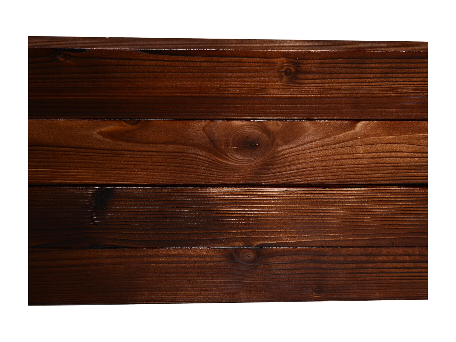 Hochbeet Pflanzkasten, Gemüsebeet, Kräuterbeet, Massivholz, Dunkelbraun (60x60x23 cm)