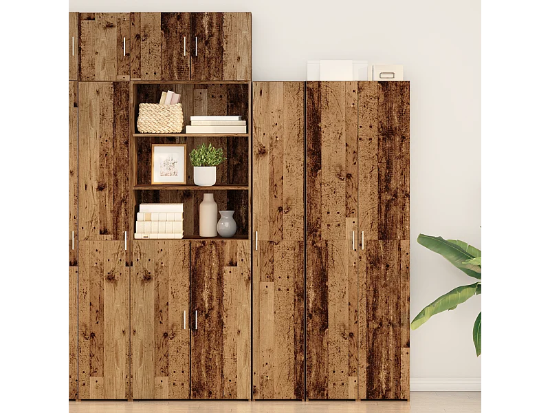 Meuble vieux bois 30x42.5x185 cm Bois d'ingénierie