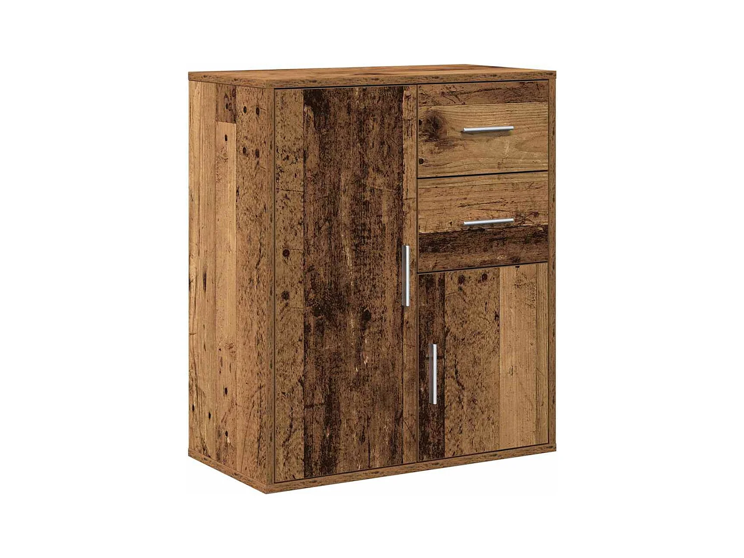 Credenza con cassetto Legno vecchio 60 x 31 x 70 cm Legno composito