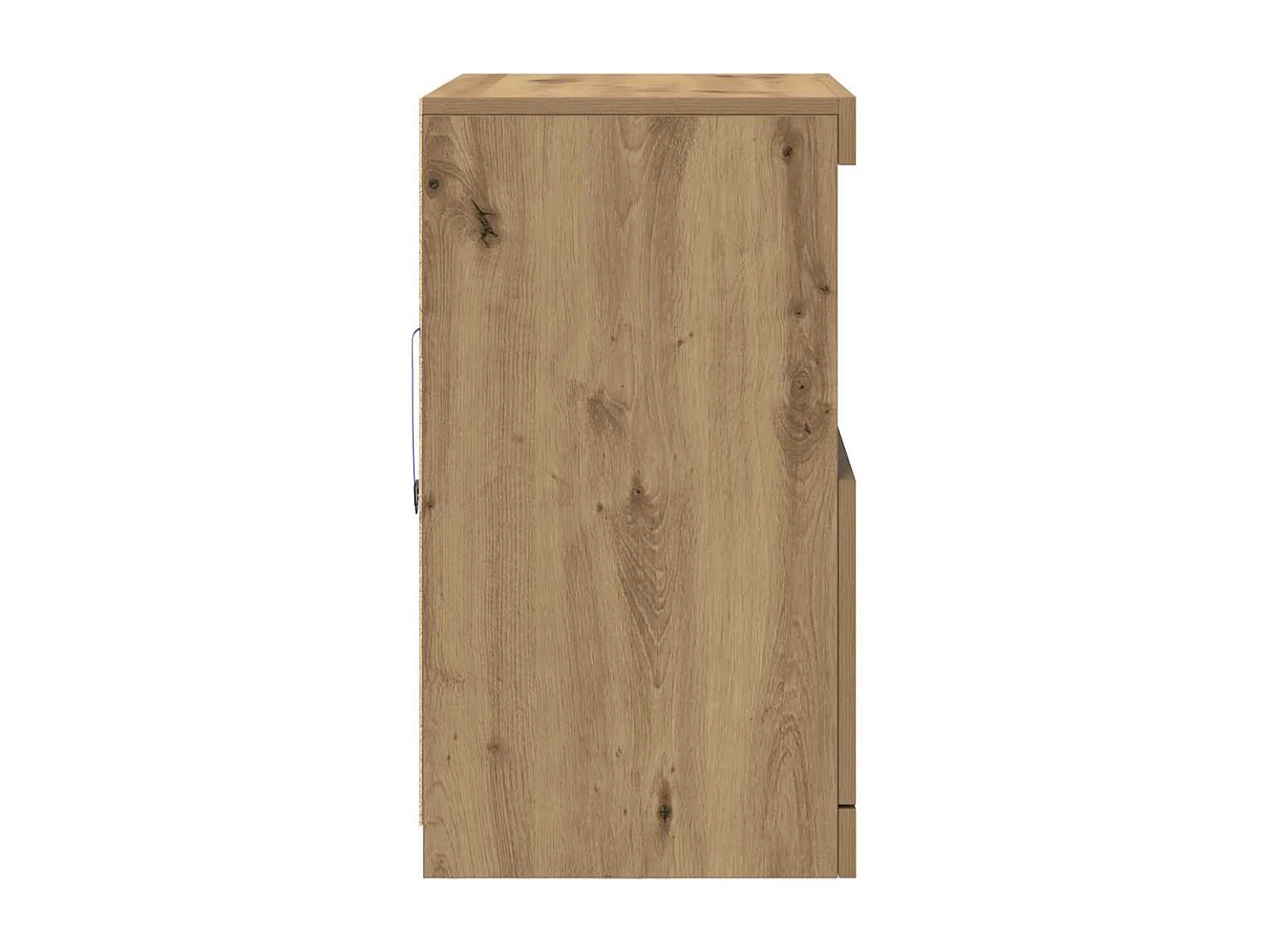 Buffet avec lumières LED Chêne Artisan 60x37x67 cm