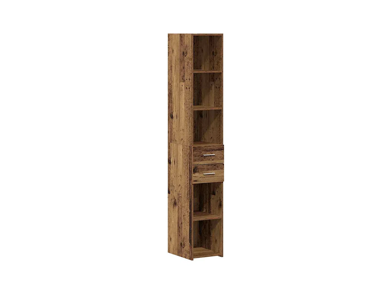 Highboard en bois ancien 30x42,5x185 cm en bois stratifié
