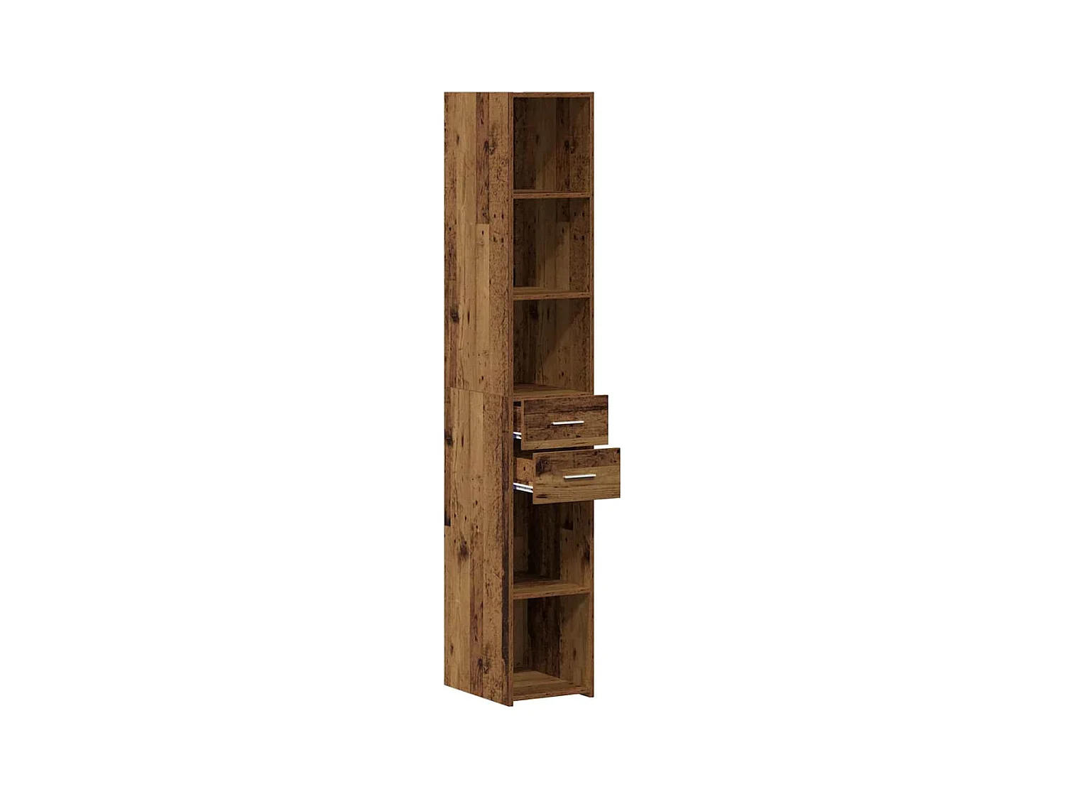 Highboard en bois ancien 30x42,5x185 cm en bois stratifié