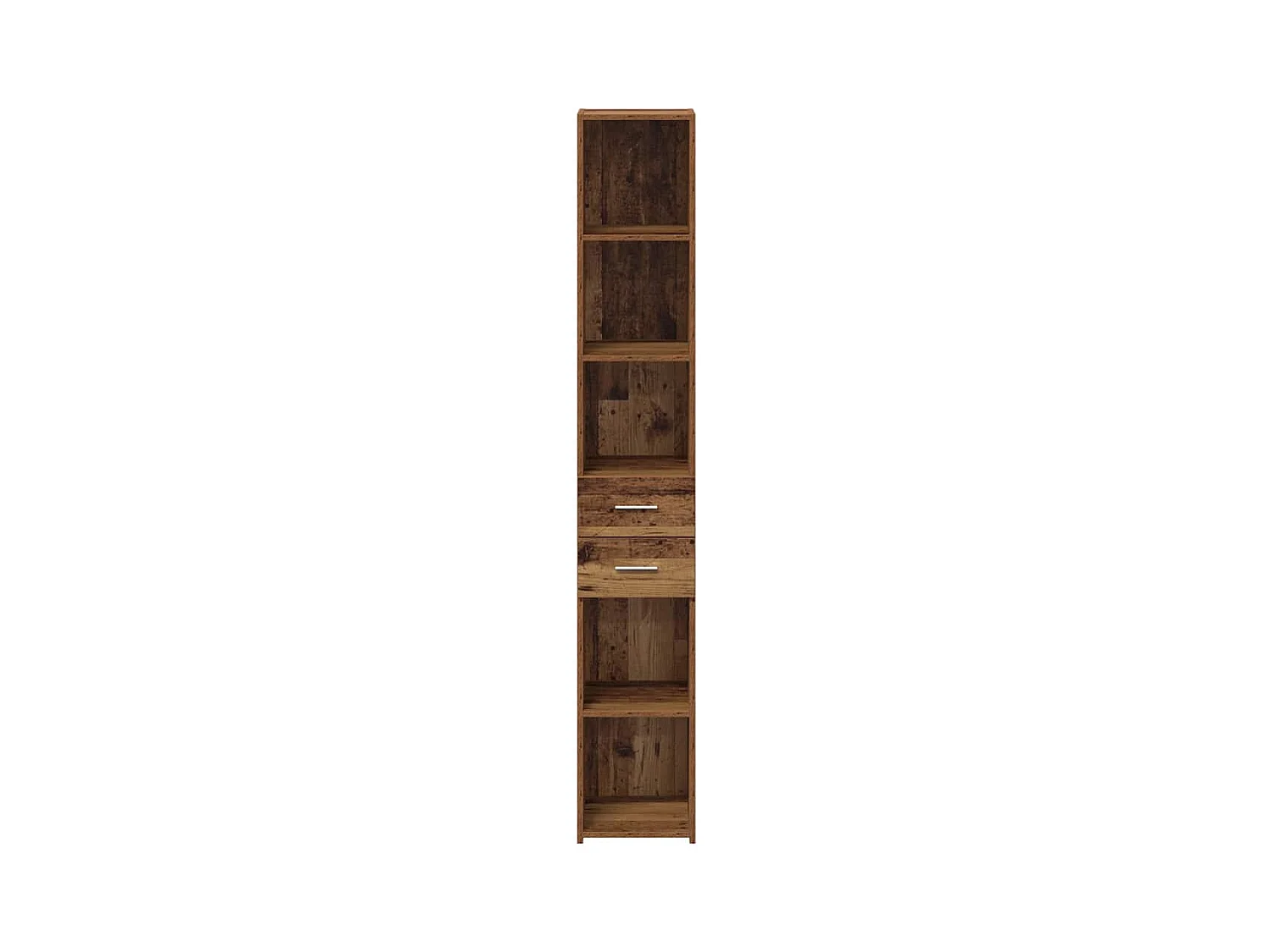 Highboard en bois ancien 30x42,5x185 cm en bois stratifié