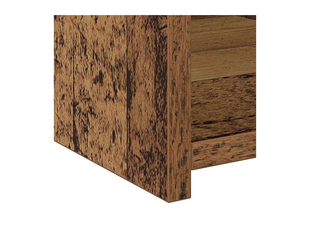 Highboard en bois ancien 30x42,5x185 cm en bois stratifié