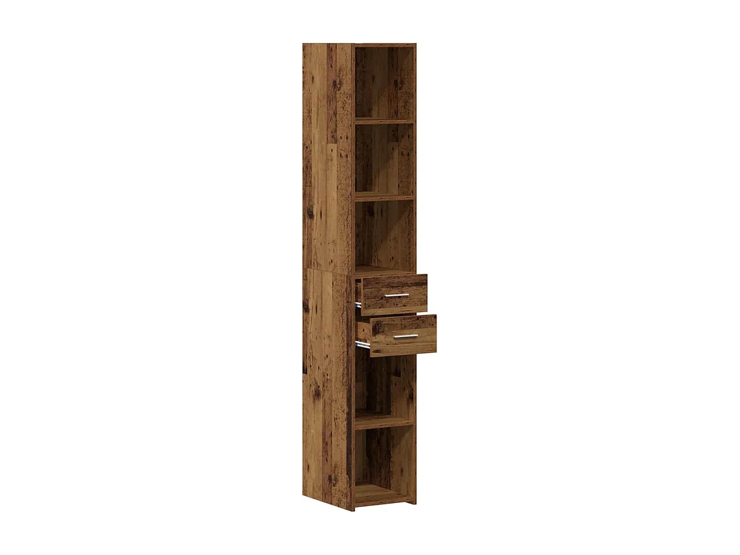 Highboard en bois ancien 30x42,5x185 cm en bois stratifié