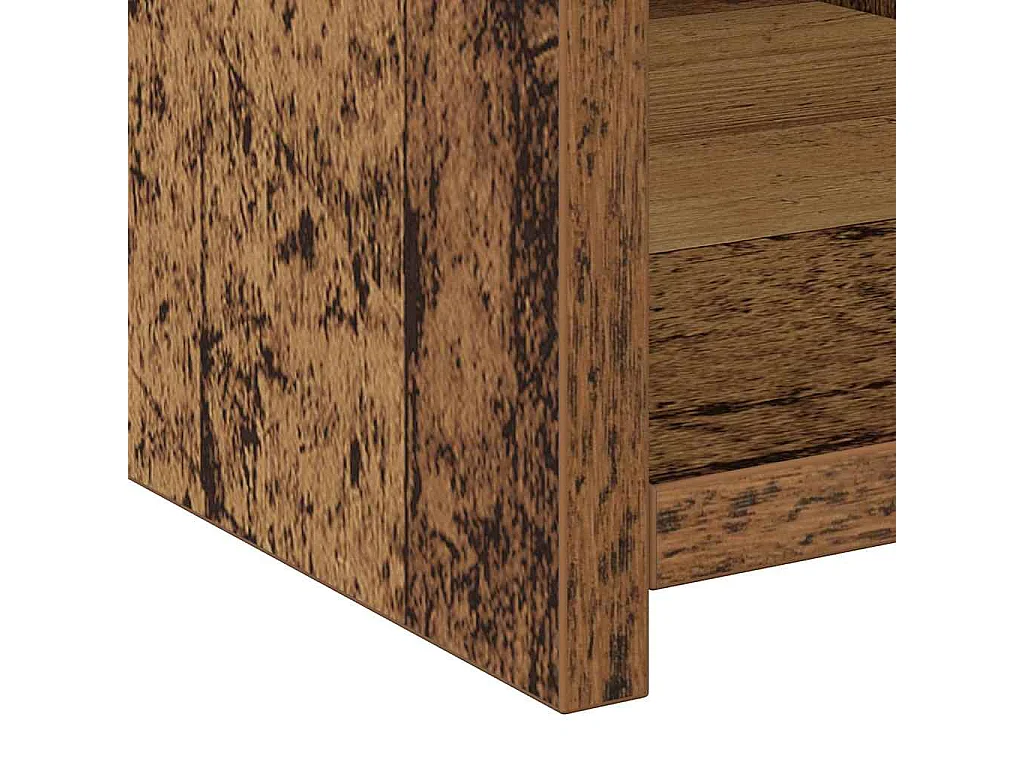 Highboard en bois ancien 30x42,5x185 cm en bois stratifié