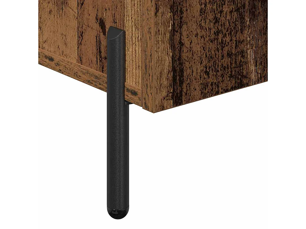 credenza in legno invecchiato 90x34x80 cm in legno ingegnerizzato