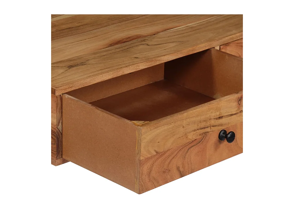 Bureau mural 90x40x170 cm Bois d'acacia solide