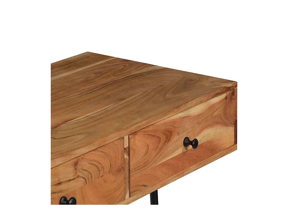 Bureau mural 90x40x170 cm Bois d'acacia solide