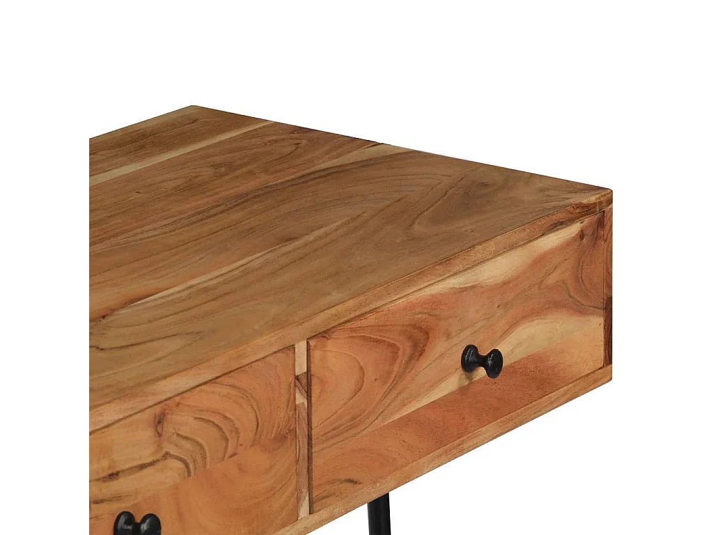 Bureau mural 90x40x170 cm Bois d'acacia solide