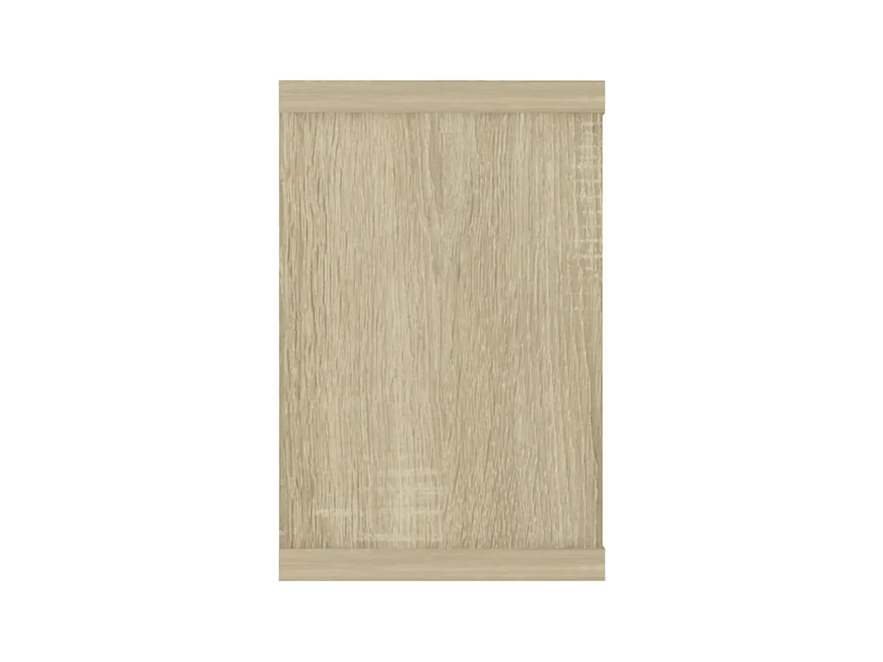 Étagères murales cube 6 pcs Chêne sonoma Bois d’ingénierie