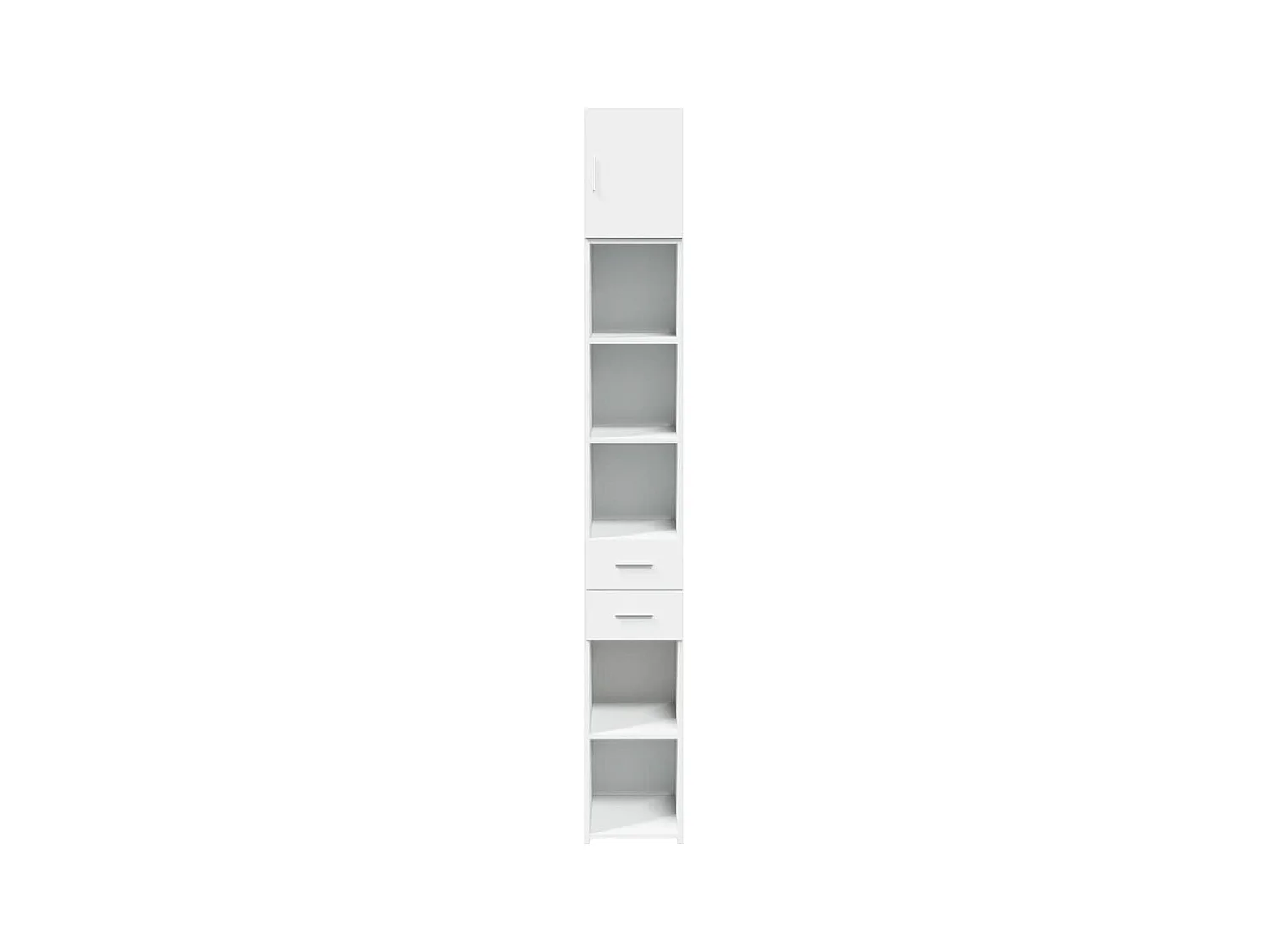 Armoire de rangement mince blanc 30x42,5x225 cm